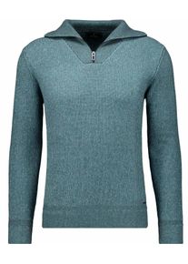 Rundhalspullover Ragman, Herren, Gr. 48, gr&uuml;n (dunkelgr&uuml;n, 357), Strick, 95% Baumwolle 5% Kaschmir, Pullover Rundhalspullover