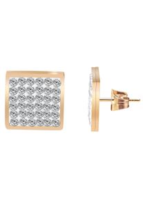 Adelia&acute;s Paar Ohrstecker ADELIA&acute;S "Damen Ohrringe &iquest; Ohrstecker aus Edelstahl", gold, Ohrringe, Damen, Edelstahl, Paar Ohrstecker