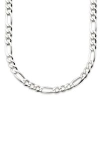 Kette ohne Anh&auml;nger Bruno Banani "Schmuck Geschenk Silber 925 Halsschmuck Halskette Figarokette" Gr. 55, silber (silberfarben), Halsketten, Herren, 55, Silber 925 (Sterlingsilber), L: 55 B: 4,2mm, Kette ohne Anh&auml;nger, B:4,2mm