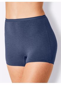 w&auml;schepur Panty W&Auml;SCHEPUR, Damen, Gr. 44, 4 Stk., blau (2x malve, meliert, 2x marine, meliert), 95% Baumwolle, 5% Elasthan, Unterhosen Panty