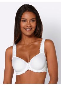 Schalen-BH Viania, Damen, Gr. 80, Cup B, wei&szlig;, 77% Polyester, 13% Polyamid, 10% Elasthan, BHs Schalen-BH