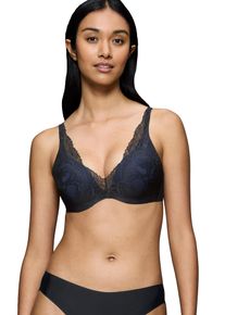 B&uuml;gel-BH Triumph "Body Make-Up Illusion Lace", Damen, Gr. 90, Cup D, schwarz, Microtouch, Obermaterial: 51% Polyamid, 35% Polyester, 14% Elasthan, leicht gl&auml;nzend, unifarben, BHs B&uuml;gel-BH, mit Stretch-Spitze und Lifting-Effekt