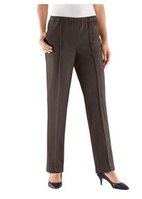 Thermohose Classic Basics, Damen, Gr. 42, Normalgr&ouml;&szlig;en, braun (mokka), 100% Polyester, unifarben, lang, Hosen Thermohose