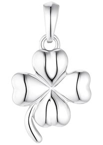 Kettenanh&auml;nger Amor "Gl&uuml;cksbringer Klee", silber (silberfarben), Schmuckanh&auml;nger, Damen, Silber 925 (Sterlingsilber), 1,4 g, Kettenanh&auml;nger