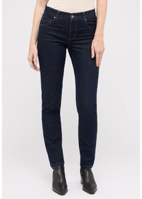 5-Pocket-Jeans Angels "CICI", Damen, Gr. 46, L&auml;nge 28, blau (night blau), Denim/Jeans, Obermaterial: 77% Baumwolle, 21% Polyester, 2% Elasthan, slim fit, Jeans 5-Pocket-Jeans, aus sportivem Denim