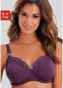 B&uuml;gel-BH Nuance, Damen, Gr. 80, Cup C, rosa (marsala, rosa), Microtouch, Obermaterial: 80% Polyamid, 10% Elasthan, 10% Viskose, BHs B&uuml;gel-BH, mit wundersch&ouml;ner Stickerei, Dessous