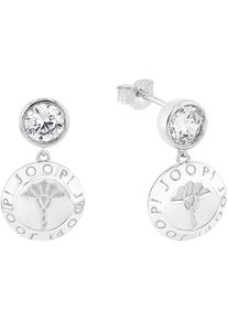 JOOP! Paar Ohrstecker JOOP "2038049", silber (silberfarben, wei&szlig;, kristallwei&szlig;), Ohrringe, Damen, Silber 925 (Sterlingsilber), Paar Ohrstecker, mit Zirkonia (synth.)