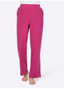Dehnbund-Hose feel good, Damen, Gr. 44/46, Normalgr&ouml;&szlig;en, pink (fuchsia), 95% Baumwolle, 5% Elasthan, unifarben, Hosen Dehnbund-Hose