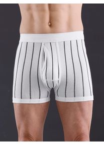 w&auml;schepur Schl&uuml;pfer W&Auml;SCHEPUR, Herren, Gr. 6, 2 Stk., wei&szlig; (wei&szlig;, gestreift), 75% Baumwolle, 25% Polyester, Unterhosen Schl&uuml;pfer