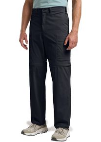 Zip-off-Hose Jack Wolfskin "WAGAMI ZIP OFF PANTS M", Herren, Gr. 46, Normalgr&ouml;&szlig;en, blau (schwarz, navy), Obermaterial: 94% Polyamid, 6% sonstige Fasern, Hosen Zip-off-Hose