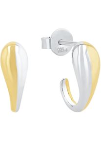 Paar Ohrstecker Amor "2039093", silber (gelbgoldfarben, silberfarben), Ohrringe, Damen, Silber 925 (Sterlingsilber), Paar Ohrstecker