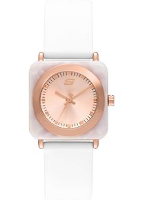 Quarzuhr Skechers "CALABAR", wei&szlig;, Armbanduhren, Damen, Quarzuhr, Armbanduhr, Damenuhr, Silikonarmband, analog