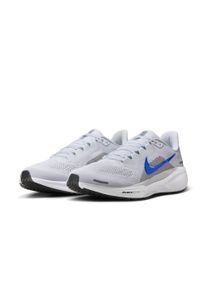 Laufschuh Nike "AIR ZOOM PEGASUS 41", Herren, Gr. 44,5, silber (wei&szlig;, racer blau, wolf grau, pure platinum), Textil, Schuhe Laufschuh
