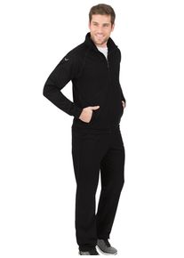 Jogginganzug TRIGEMA "TRIGEMA Freizeitanzug-Set", Herren, Gr. XL, schwarz, Single Jersey, 100% Baumwolle, Sportanz&uuml;ge Jogginganzug