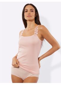 w&auml;schepur Achselhemd W&Auml;SCHEPUR, Damen, Gr. 48, 2 Stk., Normalgr&ouml;&szlig;en, puder, 50% Baumwolle, 50% Modal, Unterhemden Achselhemd