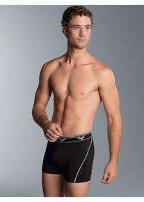 Funktionsunterhose TRIGEMA "TRIGEMA Radunterhose", Herren, Gr. M, 1 Stk., schwarz (wei&szlig;, neutral), 85% Polyester (Bioactive), 15% Elastan, Unterhosen Funktionsunterhose