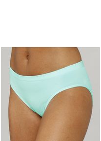 Slip Lascana, Herren, Gr. 32/34, blau (air), Jersey, Obermaterial: 58% Baumwolle, 39% Polyamid, 3% Elasthan, figurbetont, Unterhosen Slip, aus angenehm weicher Baumwolle, Topseller