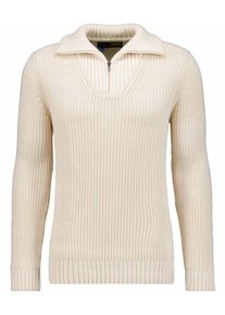 Rundhalspullover Ragman, Herren, Gr. 50, ecru, 008, Strick, 100% Baumwolle, ohne Ausschnitt, Pullover Rundhalspullover