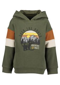 Hoodie Blue Seven "Blue Seven Hoodie", Jungen, Gr. 110, 7690, schilf, 100% Baumwolle, normal normal, Rundhals, gerader Abschluss, Sweatshirts Hoodie