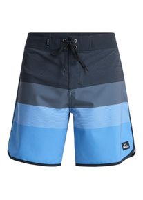 Boardshorts Quiksilver "Surfsilk Scallop 18", Herren, Gr. 30S, schwarz tijuana, Obermaterial: 88% Microfaser, 12% Elasthan;, Hosen Boardshorts