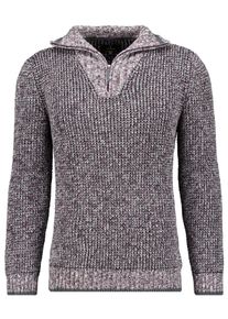 Rundhalspullover Ragman, Herren, Gr. 56, gemustert, 964, Strick, 100% Baumwolle, Pullover Rundhalspullover