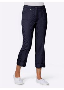 Webhose Casual Looks, Damen, Gr. 46, Normalgr&ouml;&szlig;en, blau (marine), 98% Baumwolle, 2% Elasthan, unifarben, lang, Hosen Webhose