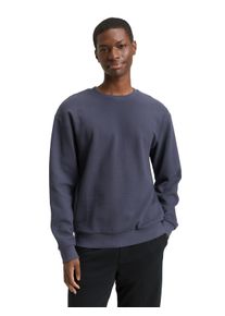 Sweatshirt Tom Tailor Denim, Herren, Gr. XL, urban medium grau, Sweatware, Obermaterial: 100% Baumwolle, unifarben, regular fit normal, Rundhals, Rippb&uuml;ndchen, Sweatshirts Sweatshirt, mit Rippb&uuml;ndchen