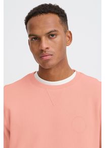 Sweatshirt Blend "BHFACTOR CREW SWEATSHIRT", Herren, Gr. S, burnt coral, Sweatware, Obermaterial: 100% Baumwolle, unifarben, regular fit normal, Rundhals, Sweatshirts Sweatshirt