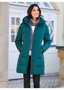 Steppmantel Inspirationen, Damen, Gr. 36, blau (petrol), 100% Polyester, Wattierung:100% Polyester, M&auml;ntel Steppmantel