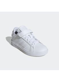 Sneaker adidas Sportswear "ADIDAS STAR WARS GRAND COURT 2.0 KIDS SCHUH", Damen, Gr. 34, wei&szlig; (cloud wei&szlig;, cloud wei&szlig;, cloud wei&szlig;), Synthetik, Schuhe Sneaker, Design auf den Spuren des adidas Superstar, f&uuml;r Kinder