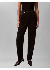 Gerade Jeans Calvin Klein Jeans, Damen, Gr. 27, N-Gr, soft schwarz, Denim/Jeans, Obermaterial: 99% Baumwolle, 1% Elasthan, unifarben, regular fit lang, Jeans Gerade Jeans, Regular fit