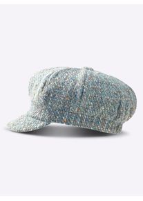 Schirmm&uuml;tze Casual Looks, Damen, blau (aqua), Kunstfaser, M&uuml;tzen Schirmm&uuml;tze