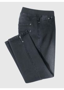 7/8-Jeans Inspirationen, Damen, Gr. 22, Kurzgr&ouml;&szlig;en, schwarz, denim, 78% Baumwolle, 20% Polyester, 2% Elasthan, unifarben, 7/8-L&auml;nge, Jeans 7/8-Jeans