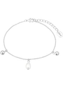 Armband s.Oliver "2037816", bunt (silberfarben, wei&szlig;), Armb&auml;nder, Damen, 20cm, Perlen Silber 925 (Sterlingsilber), Perlen, Silber 925 (Sterlingsilber), Armband, mit S&uuml;&szlig;wasserzuchtperle