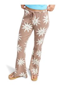 Stoffhose Roxy "Chasing Tan", Damen, Gr. XL, braunie soleil, Obermaterial: 95% Walkfrottier, 5% Elasthan;, Hosen Stoffhose