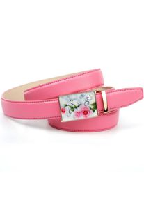 Lederg&uuml;rtel Anthoni Crown, Damen, Gr. 105, rot, Leder, unifarben, G&uuml;rtel Lederg&uuml;rtel, in rot mit Sommerfeeling