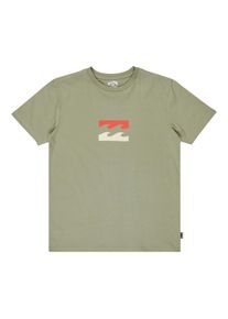 T-Shirt Billabong "Team Wave", Jungen, Gr. S, gr&uuml;n (grau gr&uuml;n), Obermaterial: 100% Walkfrottier;, Shirts T-Shirt