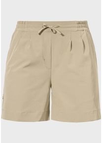 Sch&ouml;ffel Shorts SCH&Ouml;FFEL "Shorts Style Gharra WMS", Damen, Gr. 40, Normalgr&ouml;&szlig;en, beige (4705, beige), Oberstoff: 88% Polyester, 12% Elasthan, Hosen Shorts