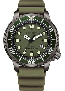 Taucheruhr Citizen "Promaster Eco-Drive Diver", gr&uuml;n (olivgr&uuml;n), Armbanduhren, Damen, Taucheruhr, Armbanduhr, Herrenuhr, Damenuhr, Solar, bis 20 bar wasserdicht