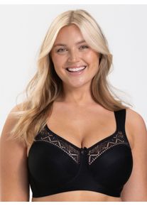 Miss Mary Of Sweden Entlastungs-BH MISS MARY, Damen, Gr. 95, Cup B, schwarz, 49% Polyester, 28% Polyamid, 15% Lyocell, 8% Elasthan, BHs Entlastungs-BH