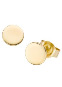 Paar Ohrstecker Firetti "Schmuck Geschenk Silber 925 Ohrschmuck Kreise", gold (gelbgoldfarben), Ohrringe, Damen, 6,7mm, Silber 925 (Sterlingsilber), Paar Ohrstecker
