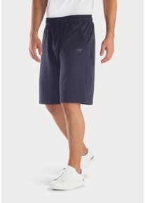 Sweatshorts Kangaroos "kurze Jogginghose", Herren, Gr. 52/54 (L), N-Gr, blau (marine), Sweatware, Obermaterial: 60% Baumwolle, 40% Polyester, unifarben, Basic, l&auml;ssig geschnitten kniefrei, Hosen Sweatshorts, aus weicher Sweatware mit Kordel, Topseller