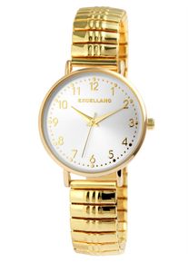 Quarzuhr Lady, gold (goldfarben), Armbanduhren, Damen, Quarzuhr