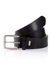 Lederg&uuml;rtel MONTI "BOLOGNA", Herren, Gr. 105, schwarz (schwarz uni), Leder, unifarben, G&uuml;rtel Lederg&uuml;rtel, 3,5 cm breit, Jeans-Casual, Unikat, k&uuml;rzbar