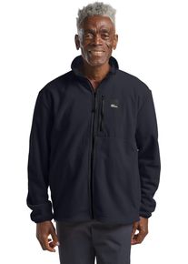 Fleecejacke Jack Wolfskin "SUMETRO FZ M", Herren, Gr. M (50), blau (schwarz, navy), Obermaterial: 100% Polyester. Futter: 100% Polyester, Jacken Fleecejacke