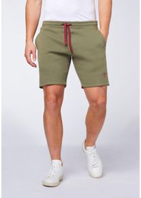 Sweatbermudas Chiemsee, Herren, Gr. S (44/46), Normalgr&ouml;&szlig;en, gr&uuml;n (dusty olive), 60% Baumwolle, 40% Polyester, Hosen Sweatbermudas