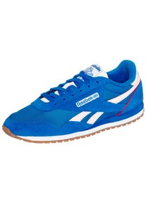 Sneaker Reebok CLASSIC "CLASSIC AZ", Damen, Gr. 37, optimum blau, optimum blau, frosted berry, Leder, Synthetik, Textil, Schuhe Sneaker