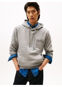 Hoodie Tommy Hilfiger "BRAND LOVE SMALL HILFIGER", Herren, Gr. M, medium grau heather, Sweatware, Obermaterial: 77% Baumwolle, 23% Polyester, normal normal, Rippb&uuml;ndchen, Sweatshirts Hoodie