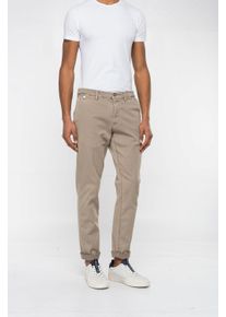 Chinohose Replay "Benni Regular Slim", Herren, Gr. 32, L&auml;nge 30, beige (sand), Web, Obermaterial: 91% Baumwolle, 6% Elastomultiester, 3% Elasthan, regular fit lang, Hosen Chinohose
