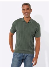 Kurzarmpullover CLASSIC "Kurzarm-Pullover", Herren, Gr. 58, moos, 100% Baumwolle, unifarben, Pullover Kurzarmpullover